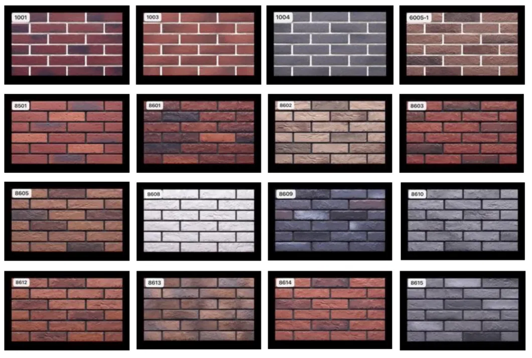 High Quality Colorful Klinker Brick Style Split Face Slate External Wall Tiles