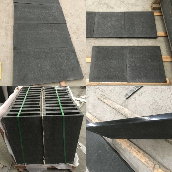 Cheap Price New Absolute Black Granite Paving Stone Tiles Polished