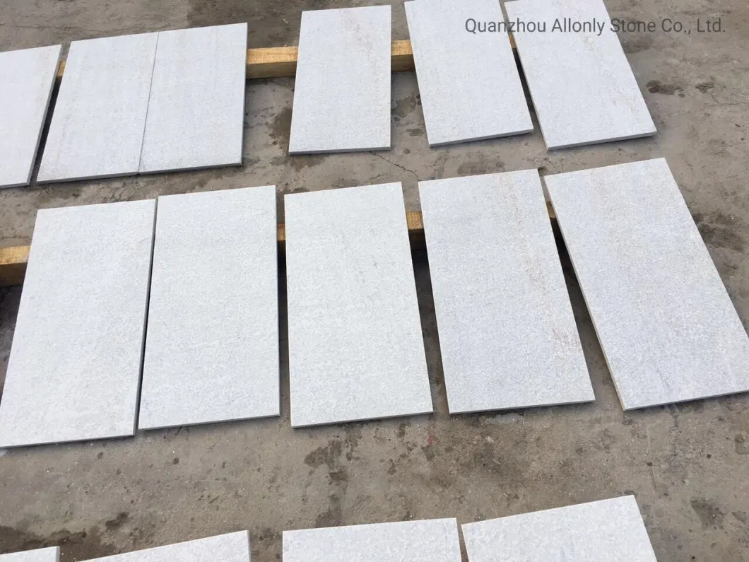China Pearl White Granite Flooring Tile for Outdoor Paving Stone