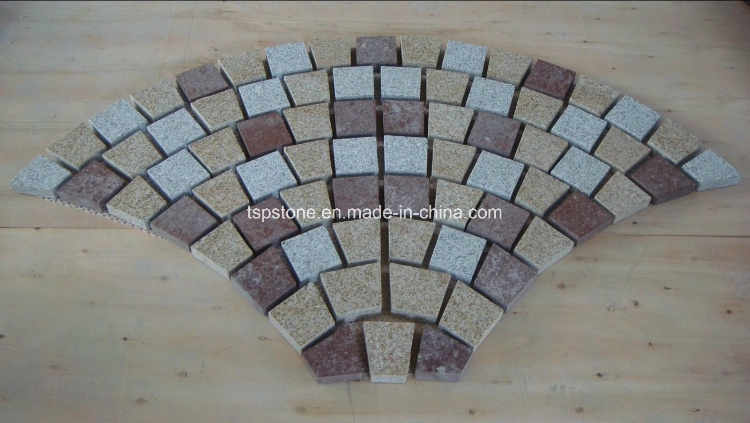 Natural Basalt/Granite for Grey/Black/Red/Yellow Kerbstone/Cobble/Cubestone/Flagstone/Curbstone/Cube/Cobble/Cubic/Paving/Paver Tumbled Stone