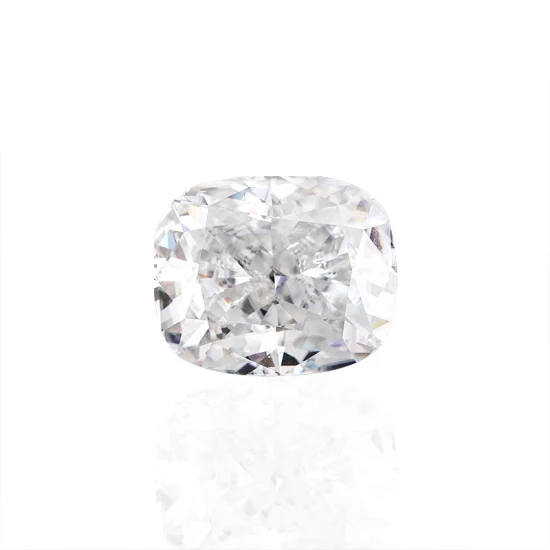 2CT Moissanite Diamond Loose Stone Cushion Crushed Ice Cut High Quality From Provence Custom