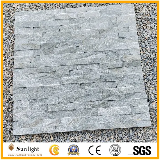 Wholesale Natural Dark Grey Slate Culture Stone for Wall Clading 