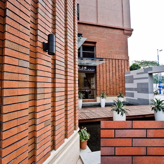 High Quality Colorful Klinker Brick Style Split Face Slate External Wall Tiles