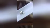 Synthetic Quality Round Shape White Loose Cubic Zirconias Stone 