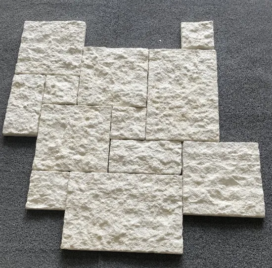 Natural Split Face Limestone Wall Tiles for interior/exterior/outdoor home/hotel/project/house/apartment bathroom/kitchen/lobby decoration 