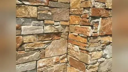 Grey Blue Mix Split Surface Irregular Loose Stones for Wall Cladding 