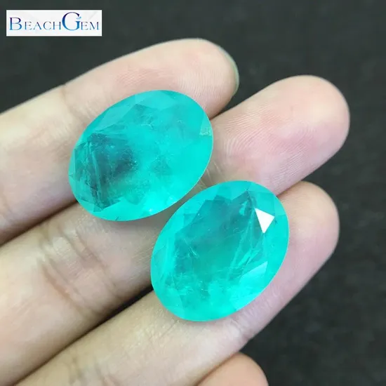Wholesale Colorful Brazil Fusion Stone Pear Shape Loose Stone for Jewelry Setting 