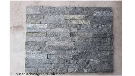 Natural Green Quartzite/Quartz Culture Stone for Wall Facade Tiles 