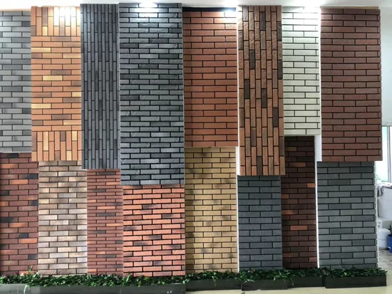 High Quality Colorful Klinker Brick Style Split Face Slate External Wall Tiles 
