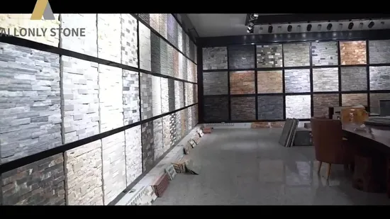 China Yellow Sandstone Culture Stone, Stacked Stone Panel, Thin Stone Veneer, Exposed Wall Stone, Ledge Stone for Wall Cladding 