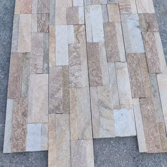 Factory Supply Natural Stack Stone Split Rough Slate Ledge Stone Veneer Sandstone