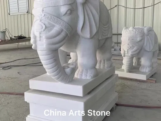 Green Limestone Stone Carving Dragon Column